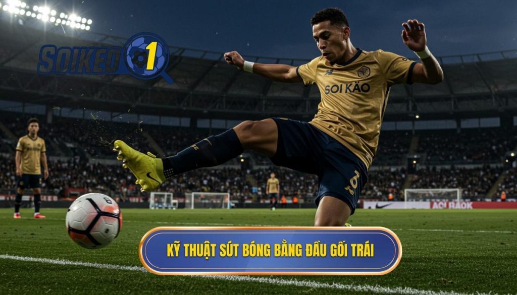 Kỹ thuật sút bóng bằng đầu gối trái