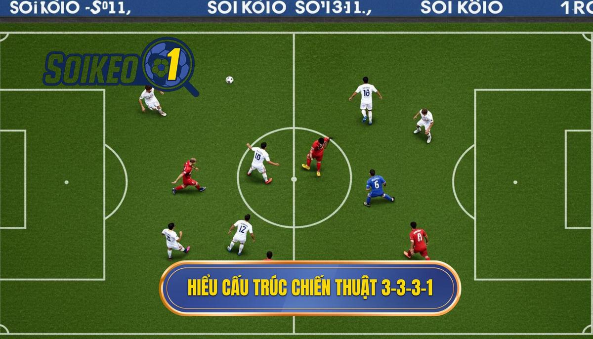 Phần 1_ Hiểu Rõ Cấu Trúc Chiến thuật bóng đá 3-3-3-1