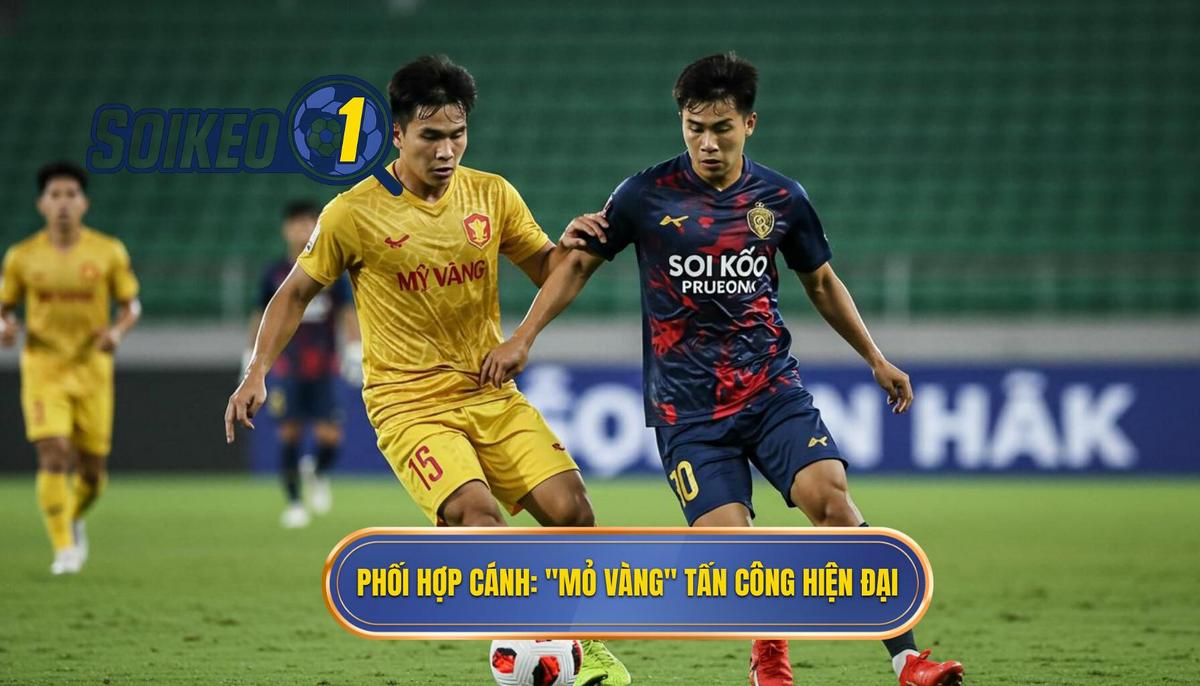 Phối hợp cánh_ _Mỏ vàng_ trong tấn công hiện đại