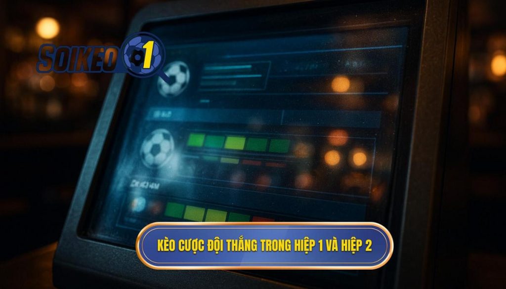 Kèo cược đội thắng trong hiệp 1 và hiệp 2