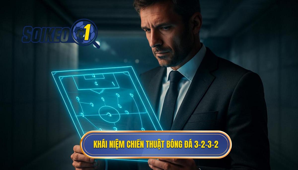 Khái niệm và sự hình thành của Chiến thuật bóng đá 3-2-3-2