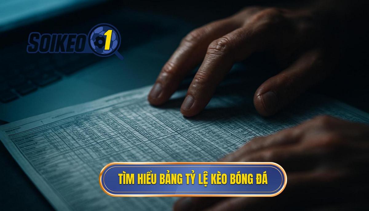 Khái quát về bảng tỷ lệ kèo bóng đá cho người mới