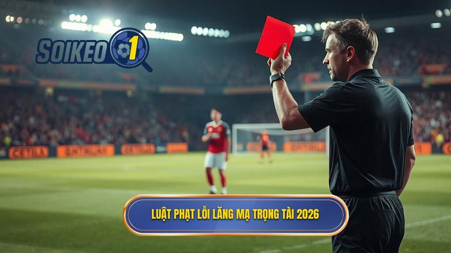 1. Luật phạt lỗi lăng mạ trọng tài 2026