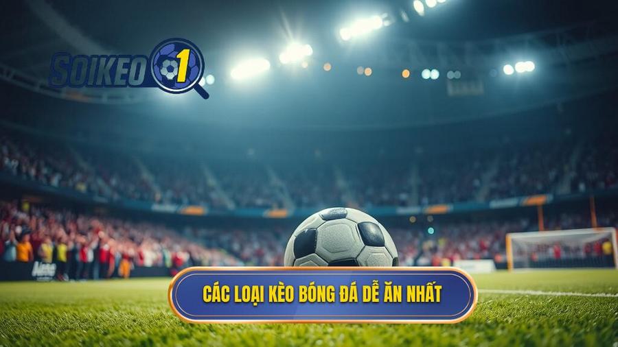 2. Các loại kèo bóng đá dễ ăn nhất