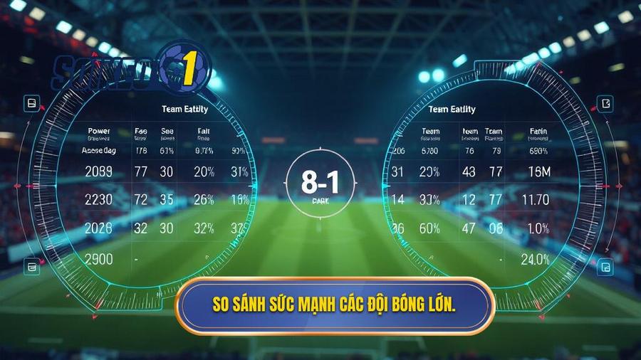 So sánh sức mạnh các đội bóng lớn