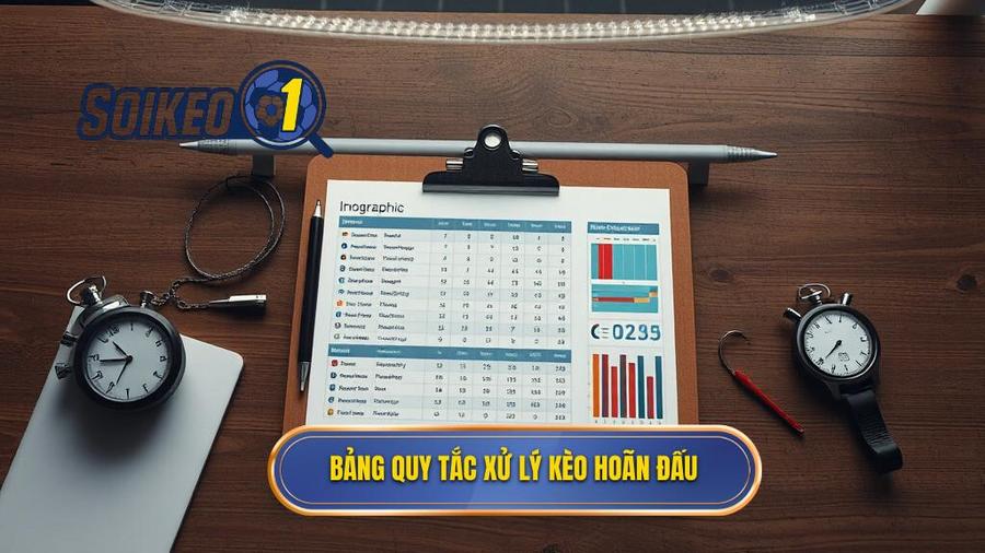 3. Bảng quy tắc xử lý kèo hoãn đấu