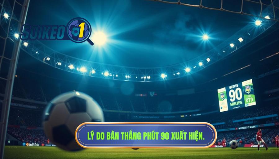  Lý do bàn thắng phút 90 xuất hiện