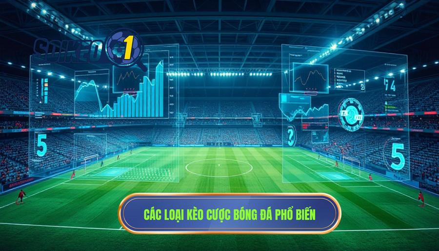 Các loại hình kèo phổ biến trong cược bóng đá trực tuyến